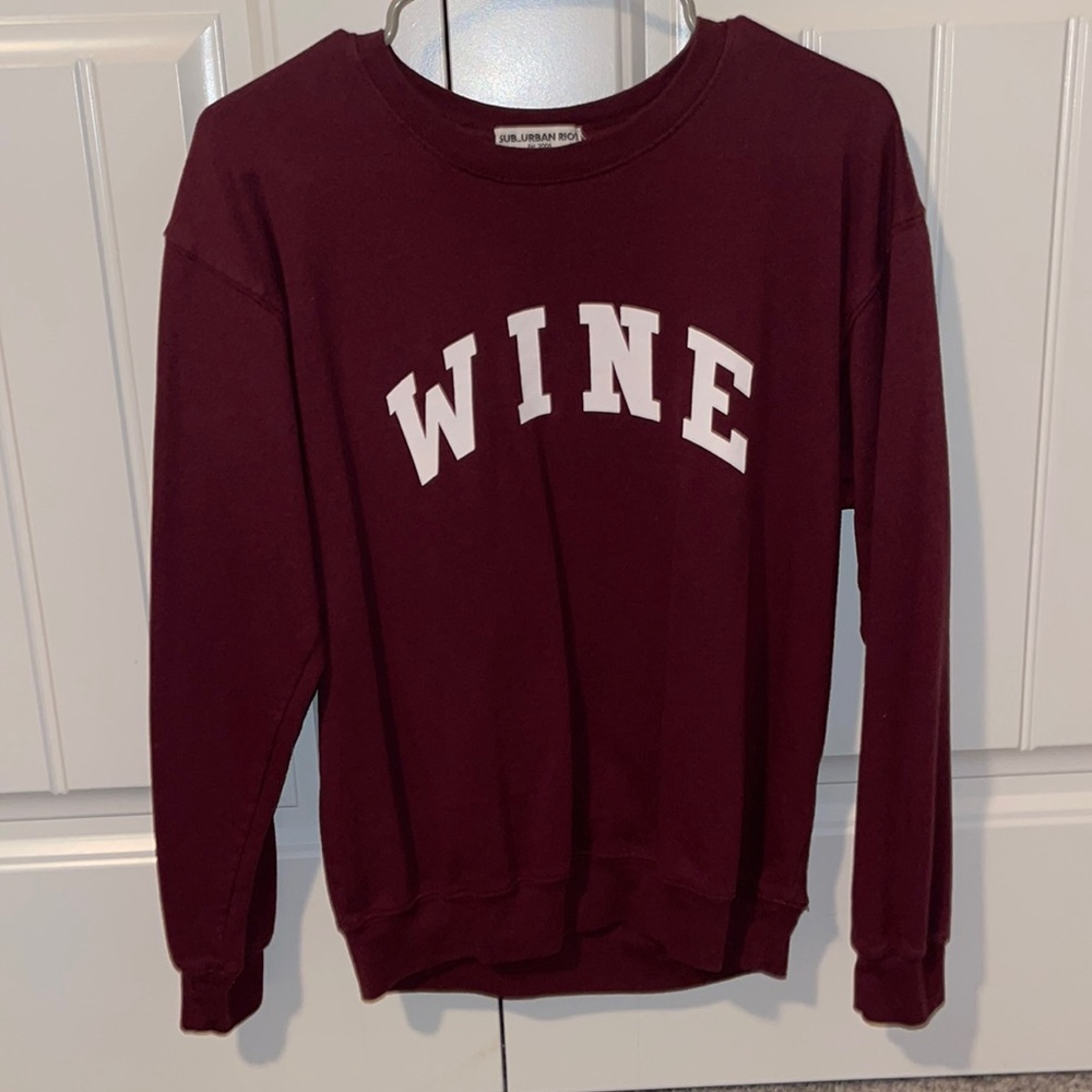 Maroon sweatshirt